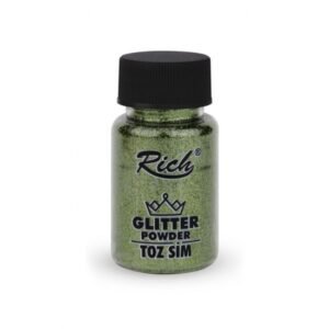 leaf green 9114 Leaf Green Glitter Powder 50 cc