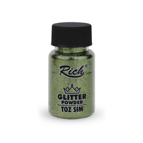 9114 Leaf Green Glitter Powder 50 cc