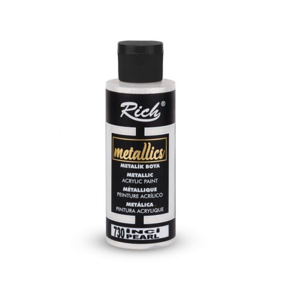 03960 Pearl - Rich Metallic Acrylic Paint 120 cc