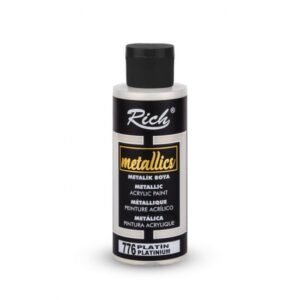 03988 Platinium - Rich Metallic Acrylic Paint 70 cc