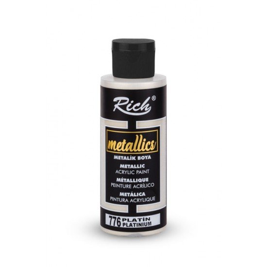 03988 Platinium - Rich Metallic Acrylic Paint 70 cc