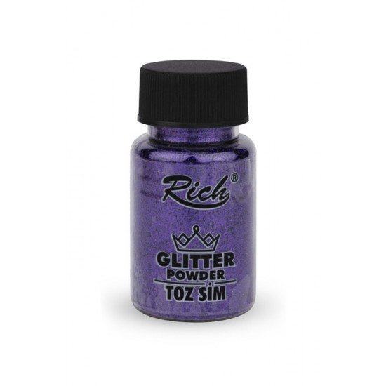 9118 Puce Glitter Powder 50 cc