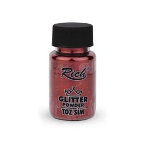 red 9112 Red Glitter Powder 50 cc