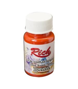 rich-3005-portakal-opak-50cc-kumas-boyasi 3005 Orange - Rich Fabric Acrylic Paint 50 cc