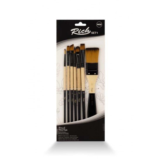 Variety Set With Ground Brush No.1 (6 PIECES)