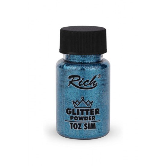 9122 Turquoise Glitter Powder 50 cc