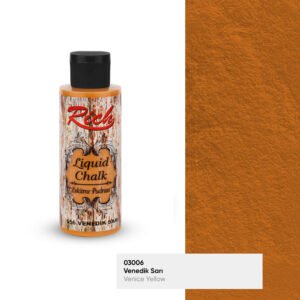 vince yellow 656 Venice Yellow - Liquid Chalk Antique Powder 120 cc