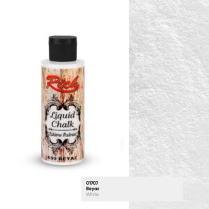 white 650 White - Liquid Chalk Antique Powder 120 cc