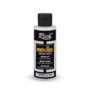 white 731 White - Rich Metallic Acrylic Paint 70 cc