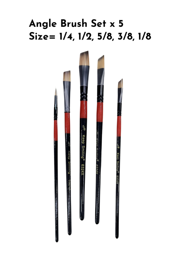 Angle Brushes Keep Smiling Set 5