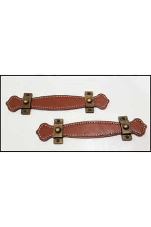 Leather Handle Brown Set 2