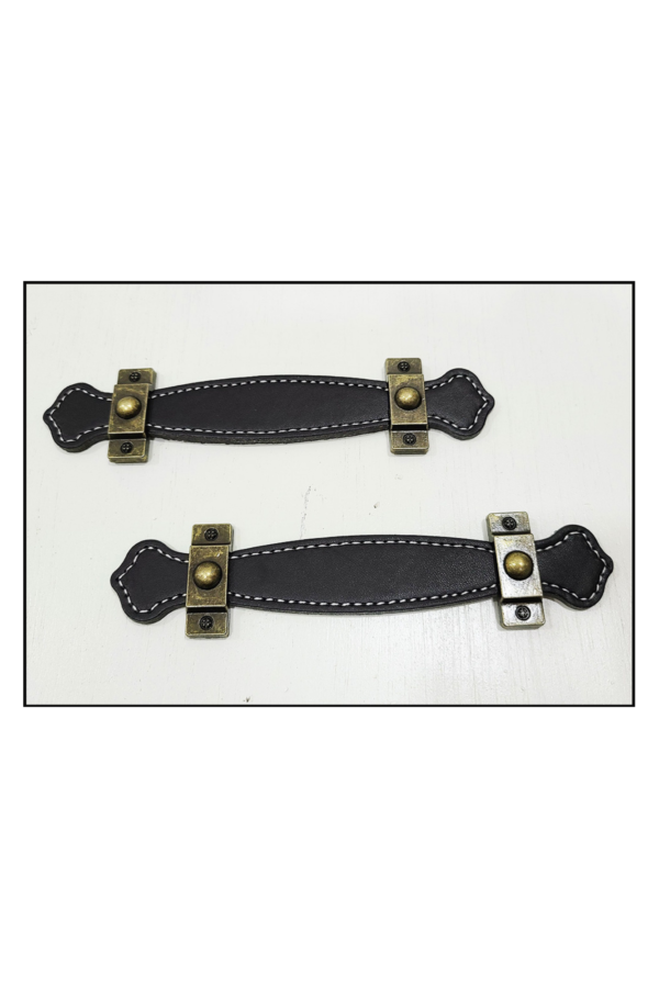 Leather Handle Black Set 2