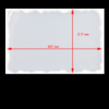 Irregular Rectangle Tray - M006