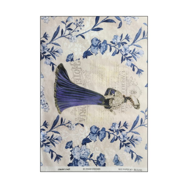 Rice Paper - Blue 95