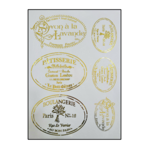 Rice Paper Gold Print - G 01