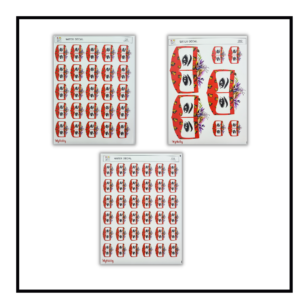 Water Transfer Set of 3 - 010