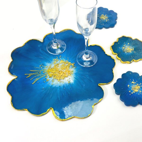 Tray and Three Coasters - M021